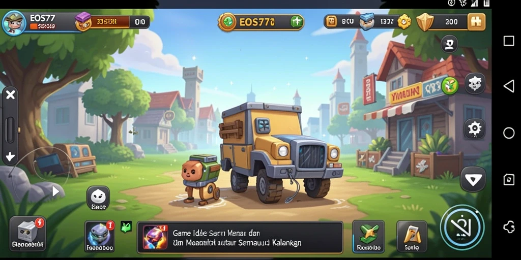 Tampilan gameplay EOS77 yang seru dan interaktif.