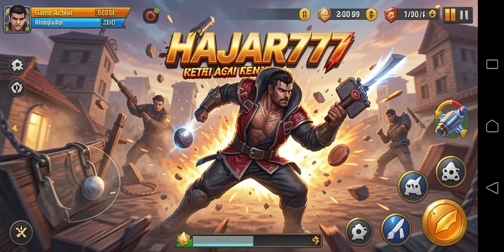 Gameplay mendebarkan dari HAJAR777 dengan aksi yang penuh ketegangan.