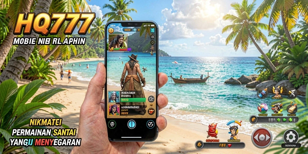 Tampilan gameplay menarik dari HQ777 yang menyajikan tantangan Casual.