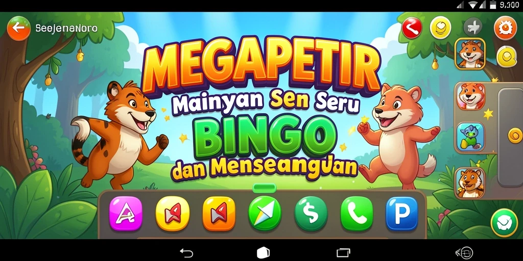 Gameplay seru MEGAPETIR dengan suasana Bingo yang menegangkan.