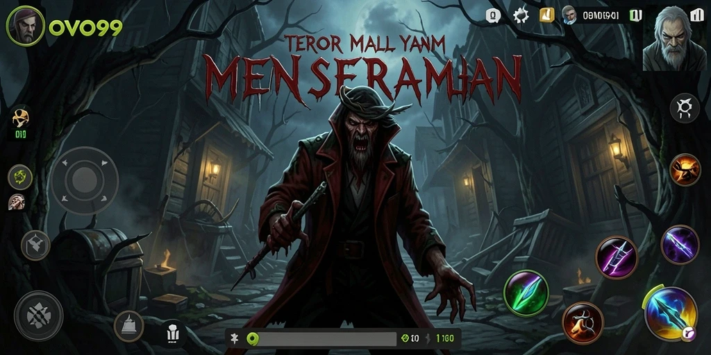 Tampilan gameplay OVO99 yang penuh teror dan ketegangan.