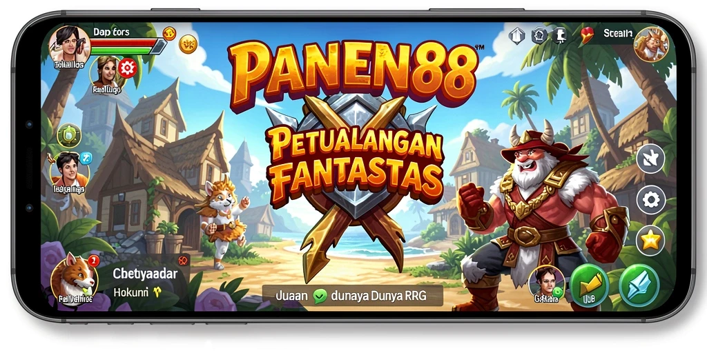 Screenshot gameplay PANEN88 yang menampilkan petualangan epik dalam RPG.