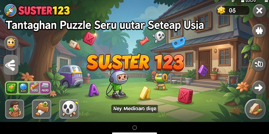 Gameplay SUSTER123 menantang dan seru dengan puzzle yang beragam.