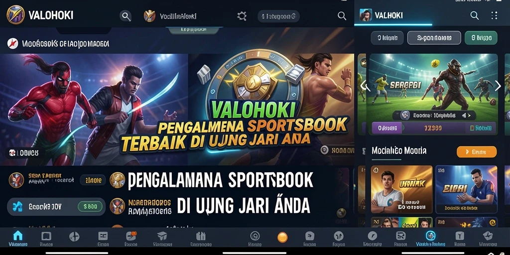 Tampilan gameplay yang menarik dari VALOHOKI dalam taruhan olahraga.